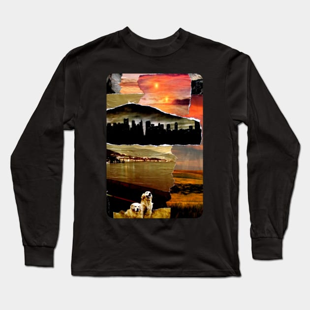 City Night Long Sleeve T-Shirt by The Golden Palomino